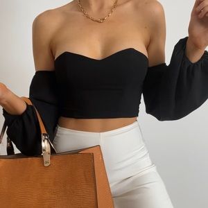 Crop top blouse